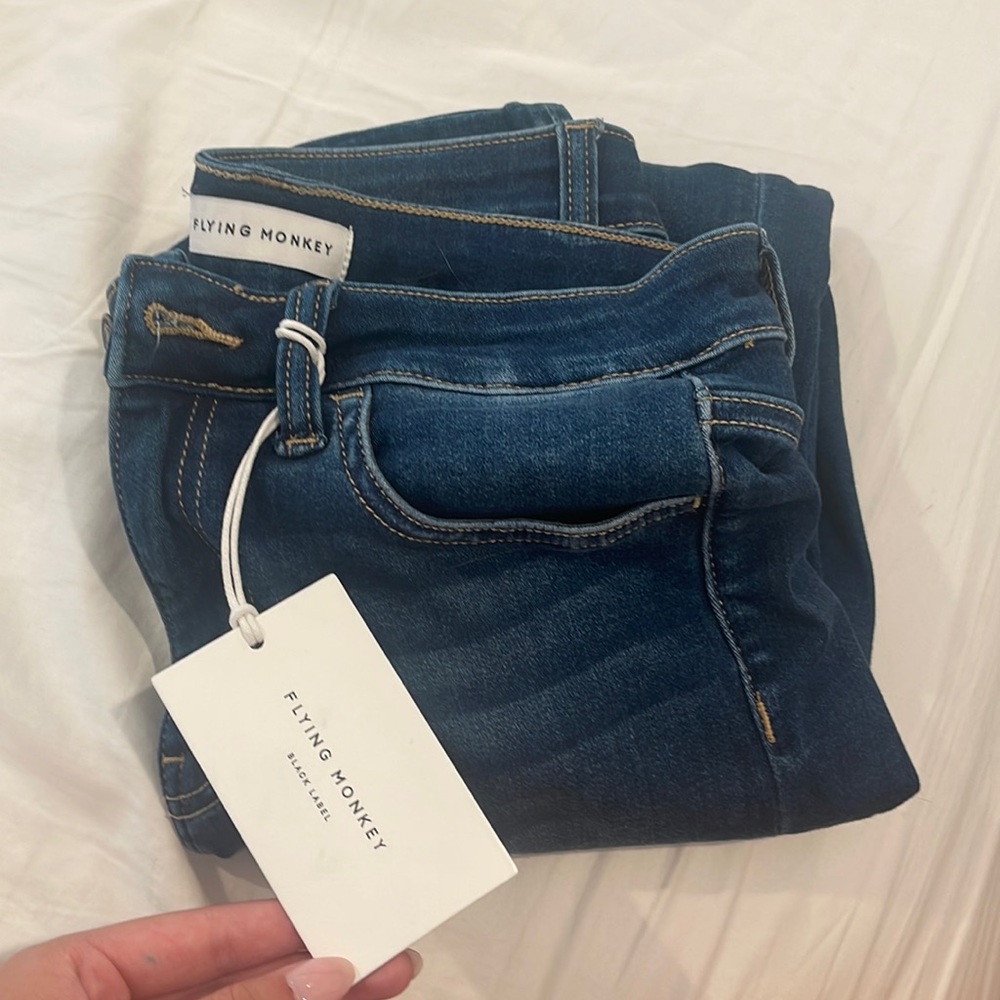 NWT flying monkey high rise jeans